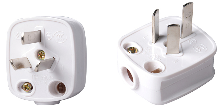 公牛插头,gnt-10 单相三极可拆插头