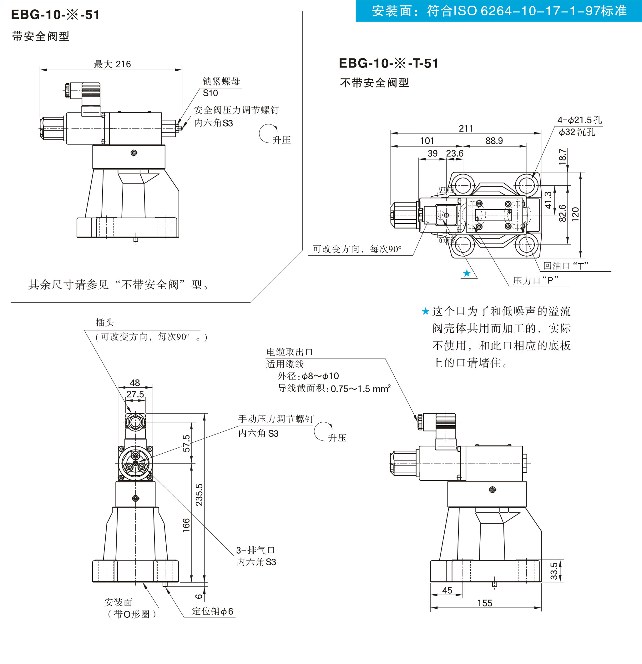 油研电液比例溢流阀，EBG-03-C-50 - 工业品采购平台