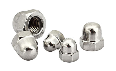 奥峰din1587六角盖形螺母,m6-1.0,不锈钢316,100个/包
