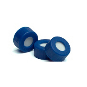 安捷伦 已认证的蓝色螺口盖，含PTFE/白色硅橡胶隔垫，5182-0720 售卖规格：100个/包