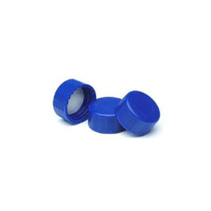 安捷伦 2ml广口螺纹盖样品瓶盖（含隔垫），蓝色实心瓶盖，用于储存溶液，5183-2075 售卖规格：100个/包