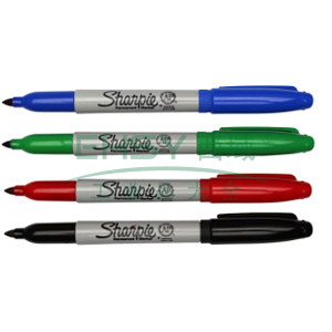 锐意 双头持久性记号笔，32204 绿色 1mm&0.5mm 售卖规格：1支