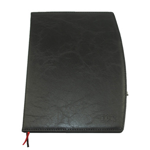 毅力达 弧边带仿皮笔记本，MA-2309（黑色） 16K 售卖规格：1本