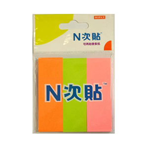 N次贴 组合型便条纸，32006 混色 3"×1" 售卖规格：1包