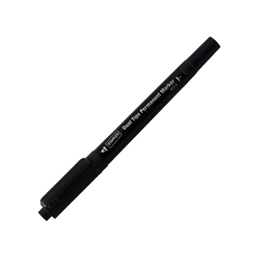 史泰博 小号双头记号笔，AH319 黑色 0.5/2.0mm 10支/盒 售卖规格：1盒