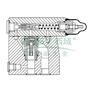 伊顿威格士 先导式减压阀，XCG2V8FW10 板式,带反向单向阀 售卖规格：1个