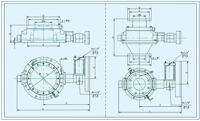 常州凯润 42crmo圆顶阀 dn300
