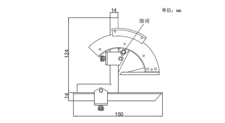 万能角度尺结构图图片