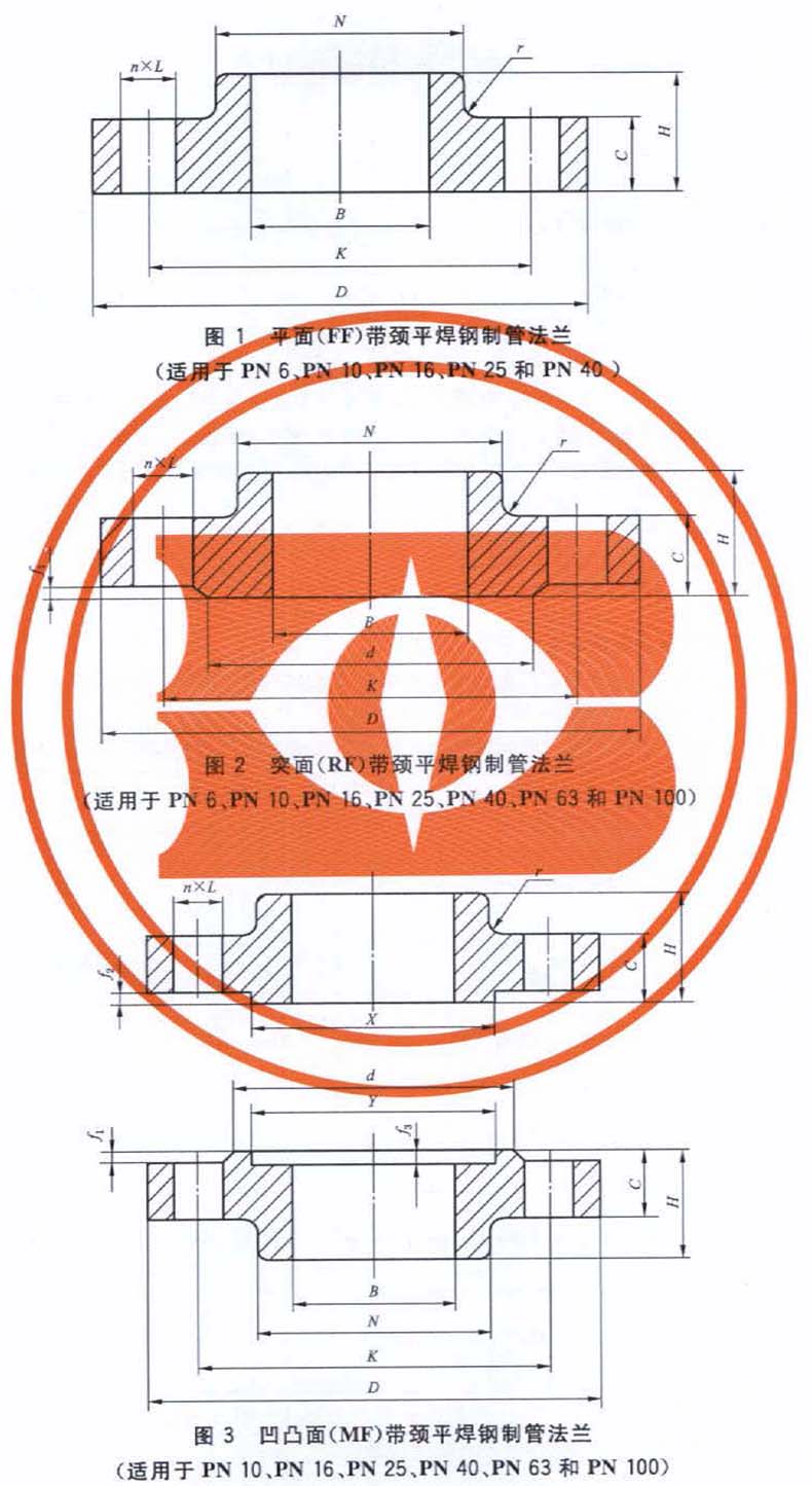 dn200法兰标准尺寸图图片