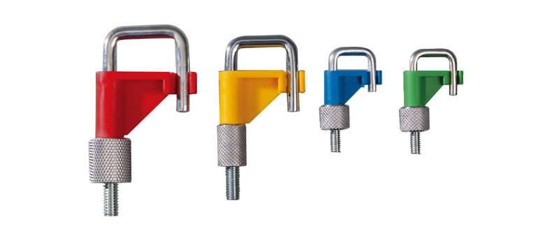 buerkle 彩色f型止水夹 0.5-15r 红色(1个),3-6911-01