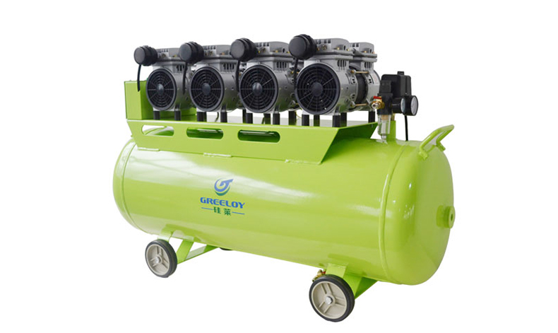 硅莱 静音无油空压机,排气量:472l/min,功率:2400w,ga-64