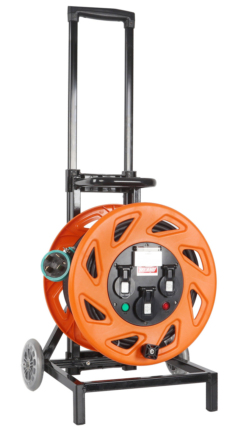 野狼x350系列小车式电缆盘电源盘,yl-35fs-a1530(380v/220v,防尘国标