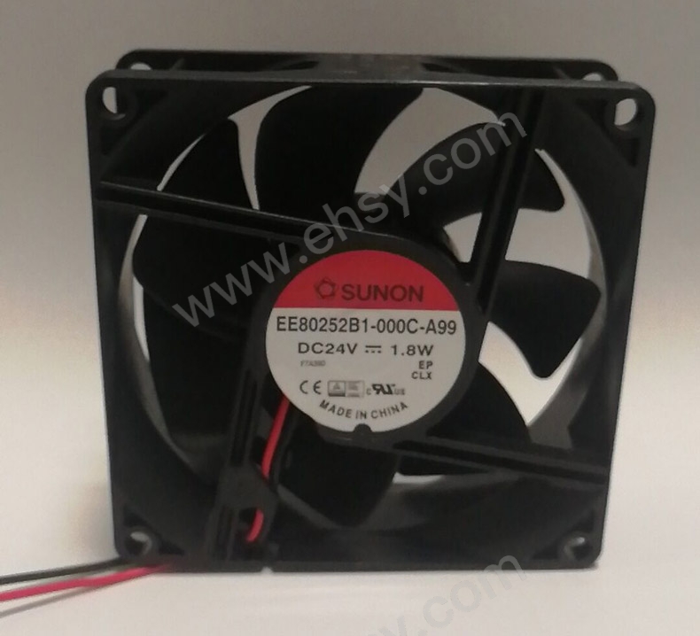 Ventola Di Raffreddamento SUNON EE80252B2-000U-AB9 – DC24V 1,40W 80x80x25mm 2 Fili - Foto 2