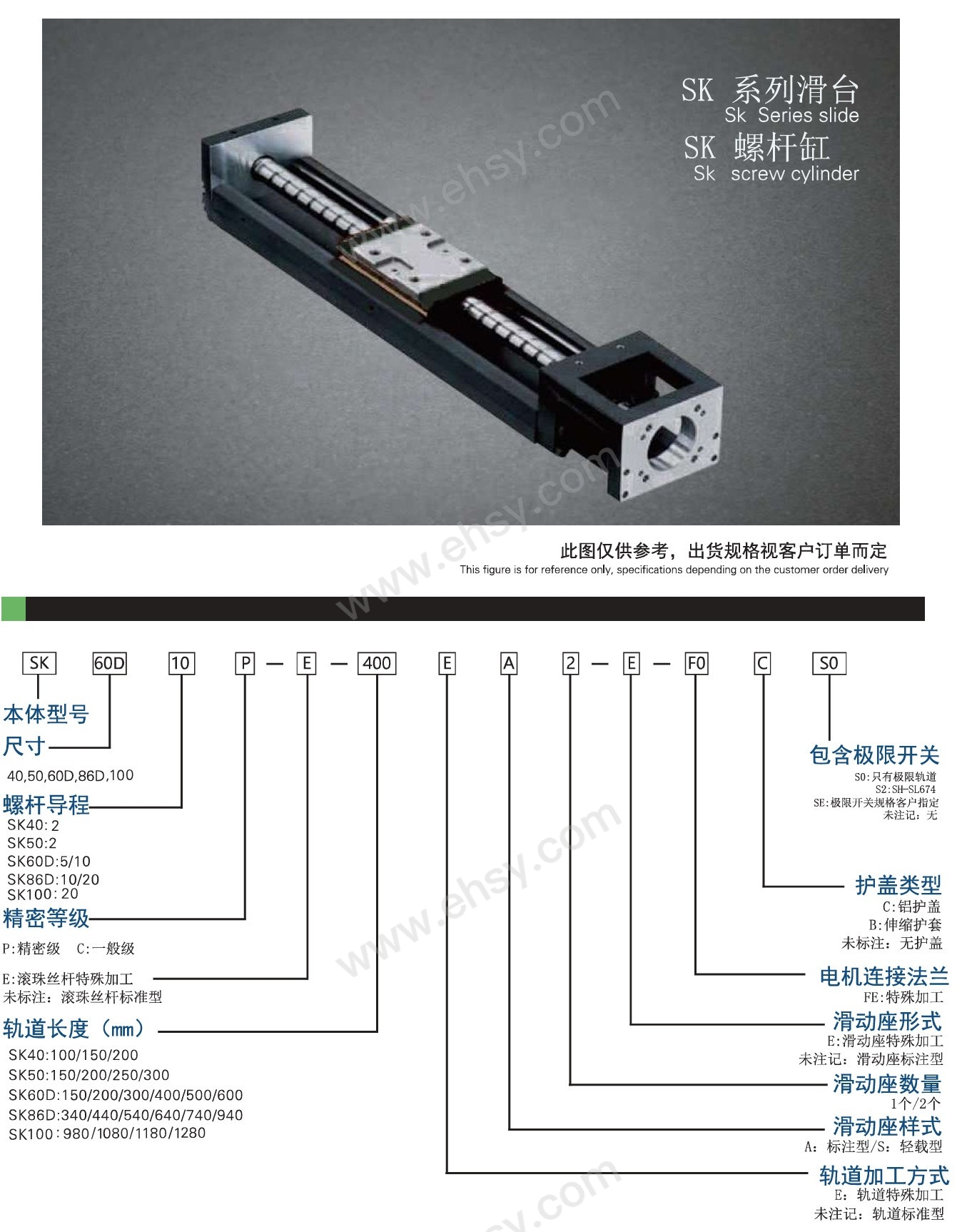 上舜科技 KK系列钢制模组，SK60D10C-150A1-F1CS2 售卖规格：1台【多少钱 规格参数 图片 采购】-西域
