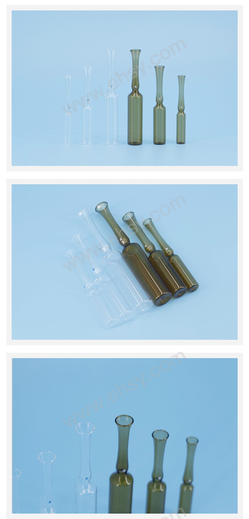 芯硅谷 中硼硅玻璃曲颈易折安瓿瓶 10ml 透明,a5703-c10ml-144ea 售卖