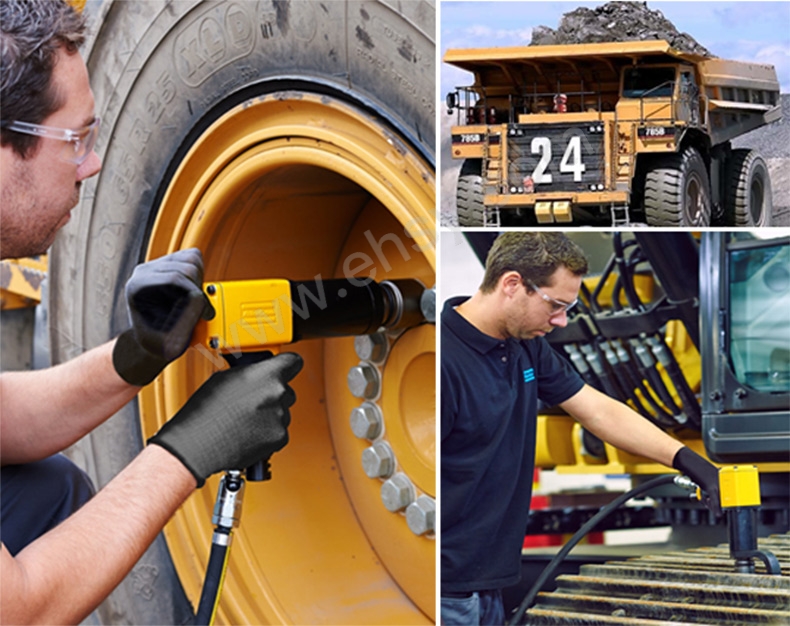 atlas copco 气动拧紧扳手整套,螺栓20-27,3/4方驱,320nm-1300nm