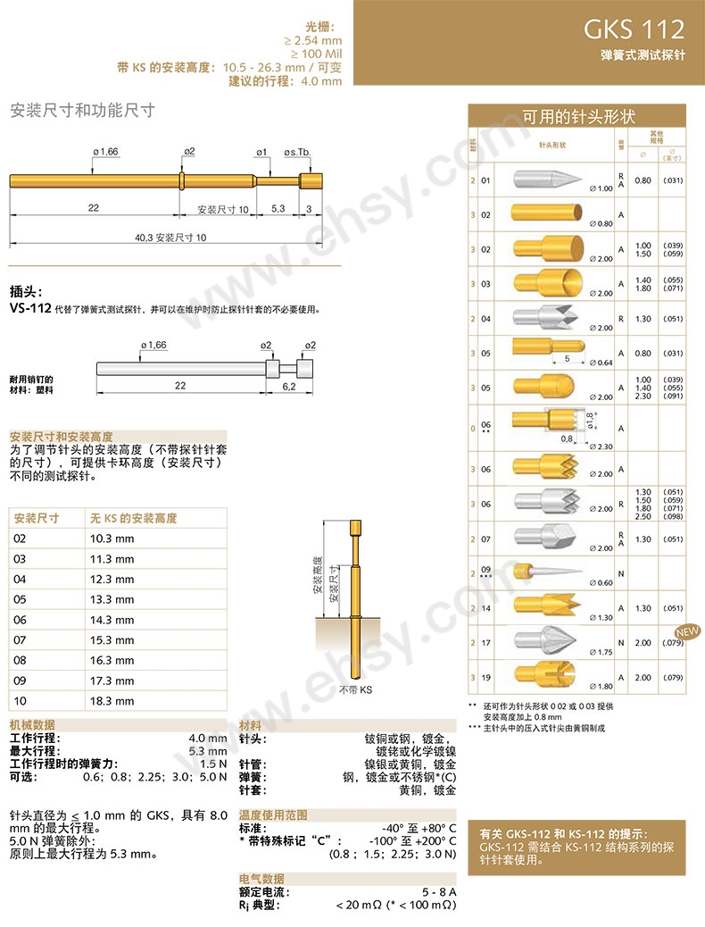 英冈/INGUN 插头，VS-112 售卖规格：20支/盒【多少钱 规格参数 图片 采购】-西域