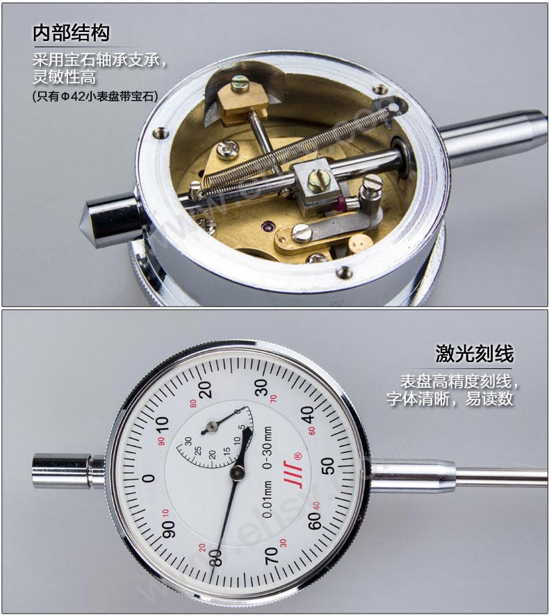 成量 百分表，百分表（标准级）0-5mm 0-5mm（标准级）、不含第三方检测 售卖规格：1把【多少钱 规格参数 图片 采购】-西域