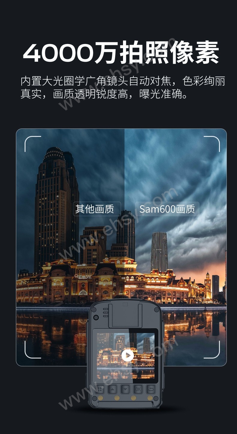 功成狮 执法记录仪，Sam600 128G 售卖规格：1台【多少钱 规格参数 图片 采购】-西域