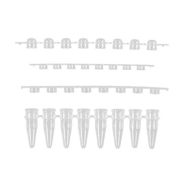 爱思进/AXYGEN 0.2ml平盖PCR八联排管盖，PCR-02-FCP-C 售卖规格：125排/包