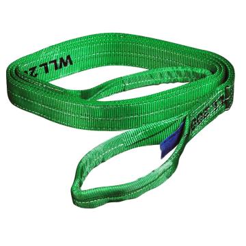 多来劲 扁吊带，扁平吊环吊带 2T×2m 绿色 ，0561 9762 02