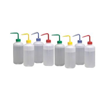 耐洁/NALGENE 颜色标记的洗瓶，低密度聚乙烯瓶体；聚丙烯螺旋盖/杆和吸管，500ml容量，绿色，2422-4500 售卖规格：24个/箱