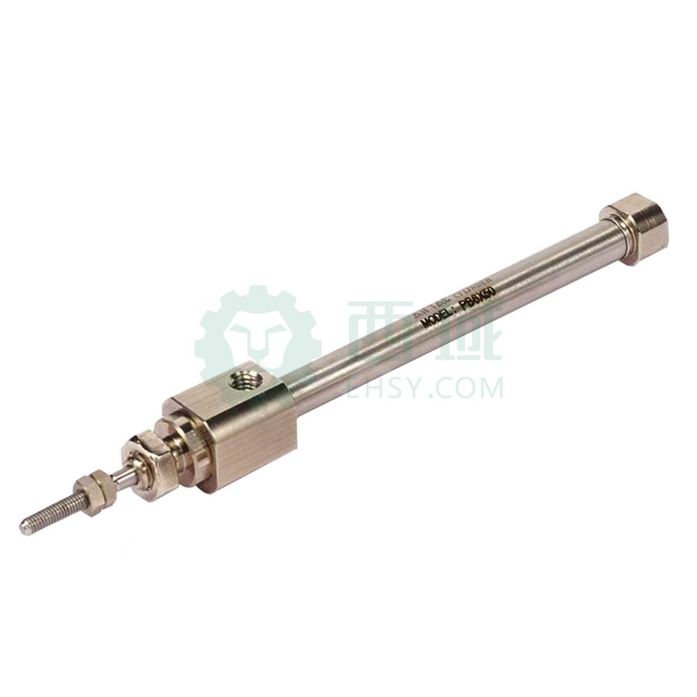 亚德客airtac jis标准pb笔形气缸,附磁石,双作用,后盖径向进气型,pb16