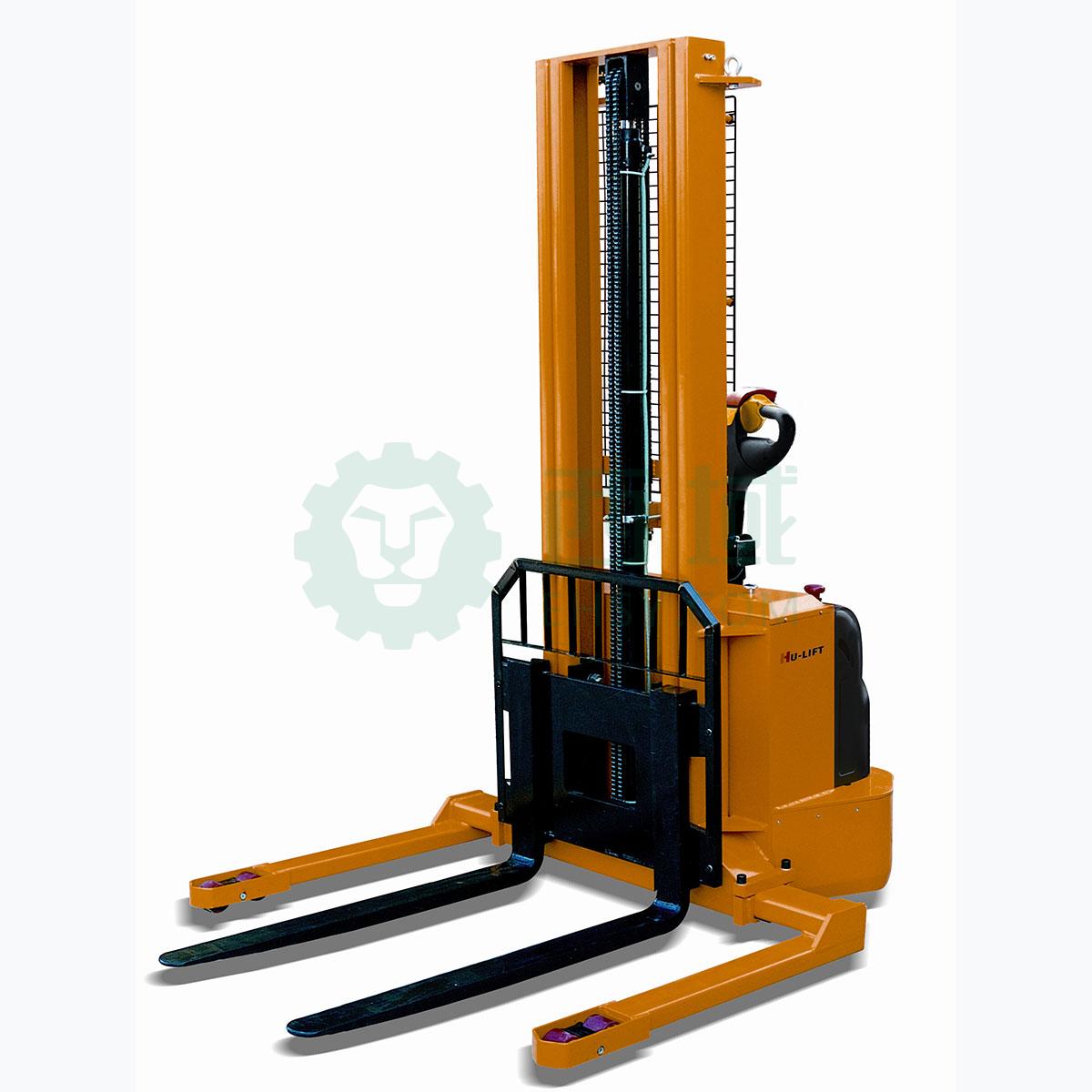 虎力 宽支腿全电动堆高车,(可调)1.5t210~825*1150mm高度3.3m