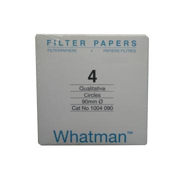 沃特曼/Whatman 定性滤纸，标准级，GR 4，9CM，1004-090 售卖规格：100片/盒