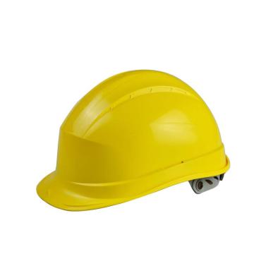 代尔塔/DELTAPLUS 安全帽，102008-JA 抗紫外线安全帽，黄，旋钮式（不含下额带） 售卖规格：1顶