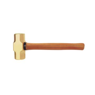 桥防 防爆新型木柄八角锤（胡桃木），191H-1004AL 铝青铜，1000G 售卖规格：1把