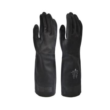 代尔塔DELTAPLUS 氯丁防化手套，201510-9，重型氯丁橡胶手套