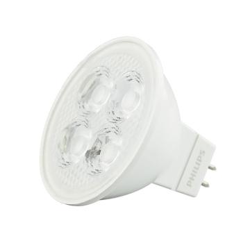 飞利浦/PHILIPS LED MR16射灯光源，5W 12V 24度 GU5.3 白光 售卖规格：10个/箱