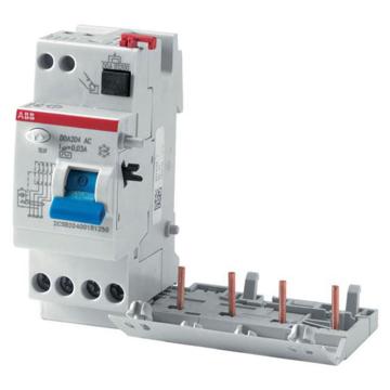 ABB 微型漏电保护附件，DDA204 A-25/0.3 电磁式 A型瞬动型，10113390 售卖规格：1个