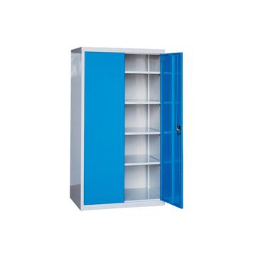 锐德 4层层板铁门型置物柜，C106018-1 外形尺寸(mm):1000W×600D×1800H 售卖规格：1个