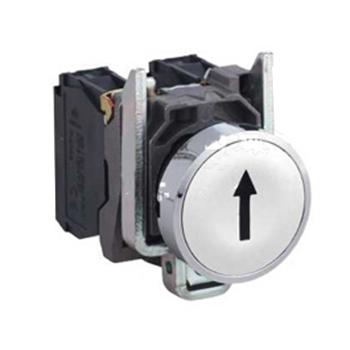 施耐德电气 白色平头按钮，XB4BA3341 1N/O，黑色符号（↑） 售卖规格：1个