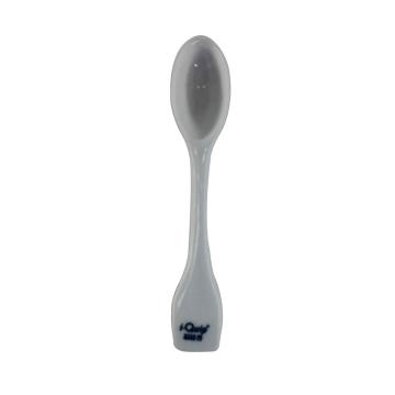 芯硅谷 陶瓷药勺 一端平头 另一端勺头 白色 120mm，P6215-120mm-1EA 售卖规格：1个