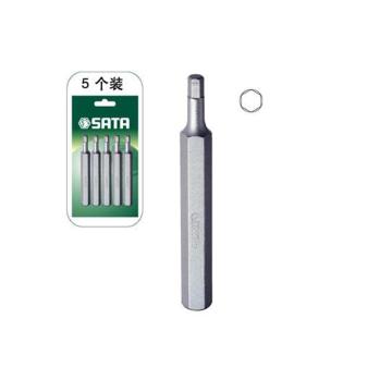 世达 5件套8MM系列70mm长公制6角旋具头5mm，59572 售卖规格：5个/套