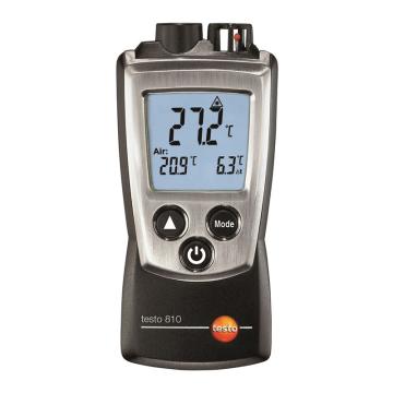 德图/Testo 便携式温度测温仪，testo 810，订货号:0560 0810 售卖规格：1台