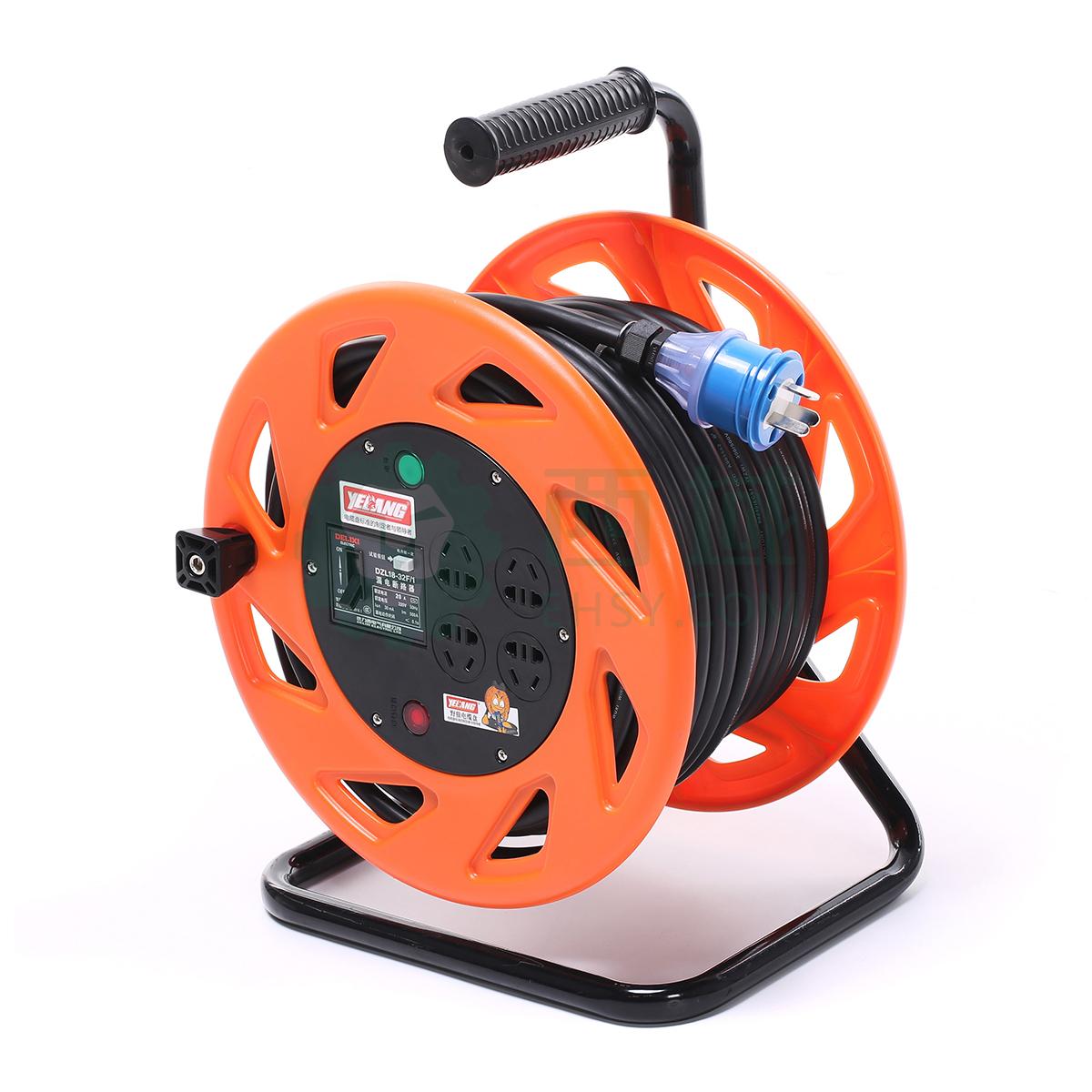 野狼 手提式电缆盘,yl-s32bs-0450 带漏保,过热保护(老型号yl-ex2255a