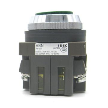 和泉/IDEC 绿色平头按钮φ30，ABN110G 售卖规格：1个