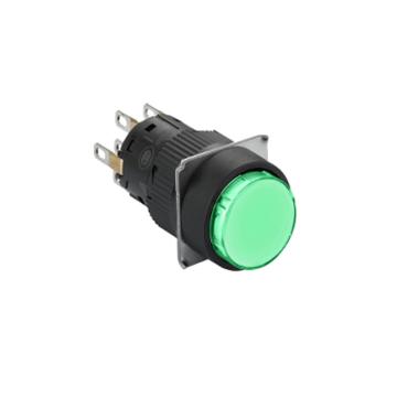 施耐德电气 自复位按钮，XB6EAA32F 圆形 绿色 2NO/NC 售卖规格：1个