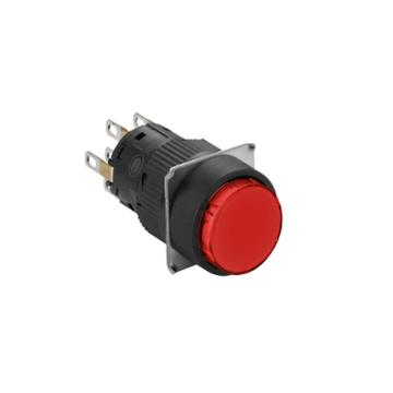 施耐德电气 自复位按钮，XB6EAA41F 圆形 红色 1NO/NC 售卖规格：1个