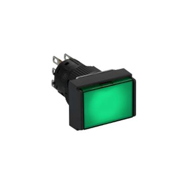 施耐德电气 自锁定带灯按钮，XB6EDF3B1F 长方形 绿色 24V 1NO/N 售卖规格：1个