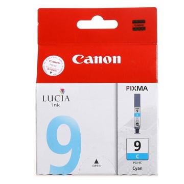 佳能/Canon 墨盒，PGI-9C 青色 14ml 适用于MX7600 IX7000 PRO9500 MARKII 售卖规格：1个