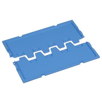 环球 折叠周转箱对开盖,尺寸(mm):650×440,蓝色，Z64J 售卖规格：1个