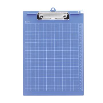 齐心 便携式书写板夹，A724蓝 A4竖式 售卖规格：1个