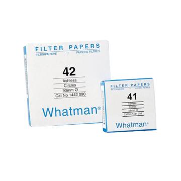 沃特曼/Whatman 无灰级定量滤纸，GR 41，12.5CM，1441-125 售卖规格：100片/盒