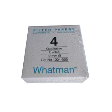 沃特曼/Whatman 定性滤纸，标准级，GR，4，5.5CM，1004-055 售卖规格：100片/盒