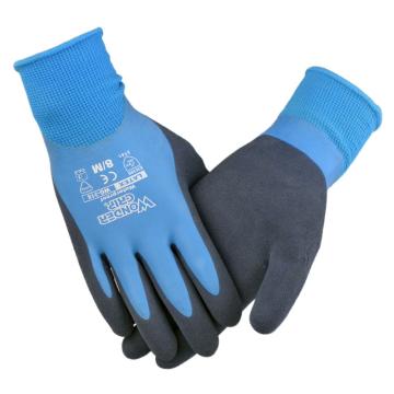 多给力 乳胶涂层手套，WG-318-XL Aqua全浸防水型作业手套 售卖规格：12双/打